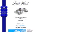 Desktop Screenshot of fossli-hotel.com